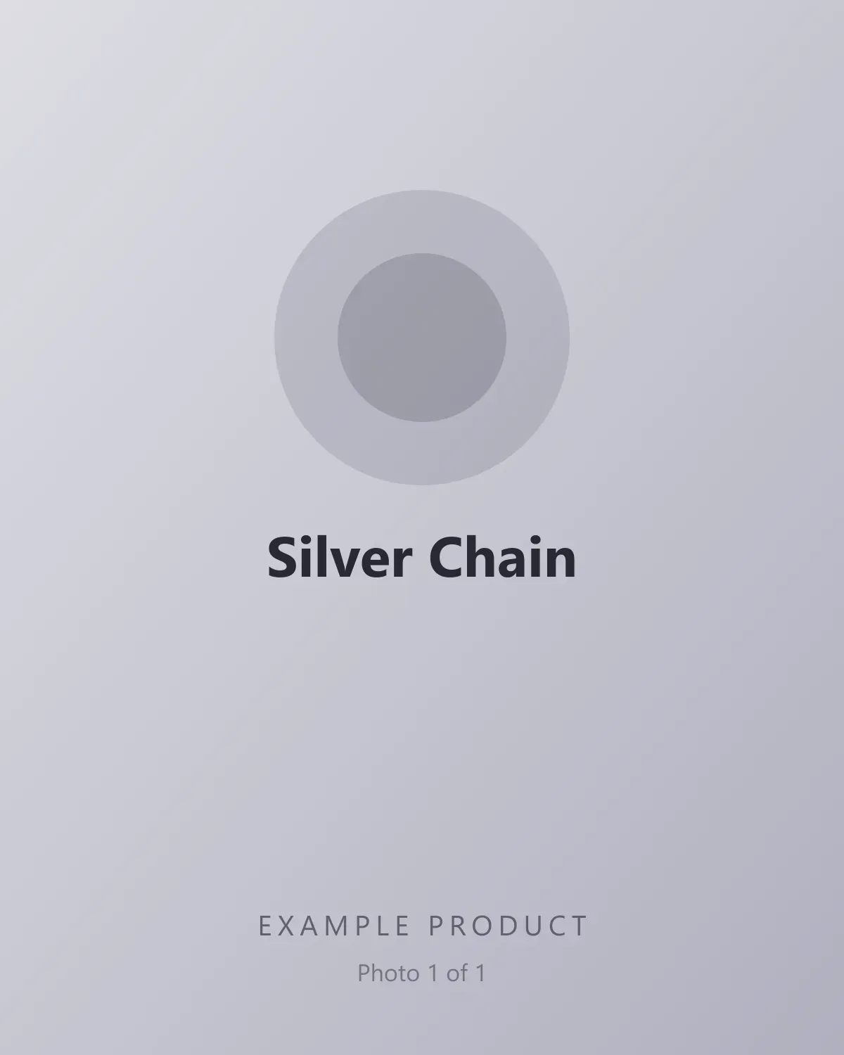 Example Silver Chain