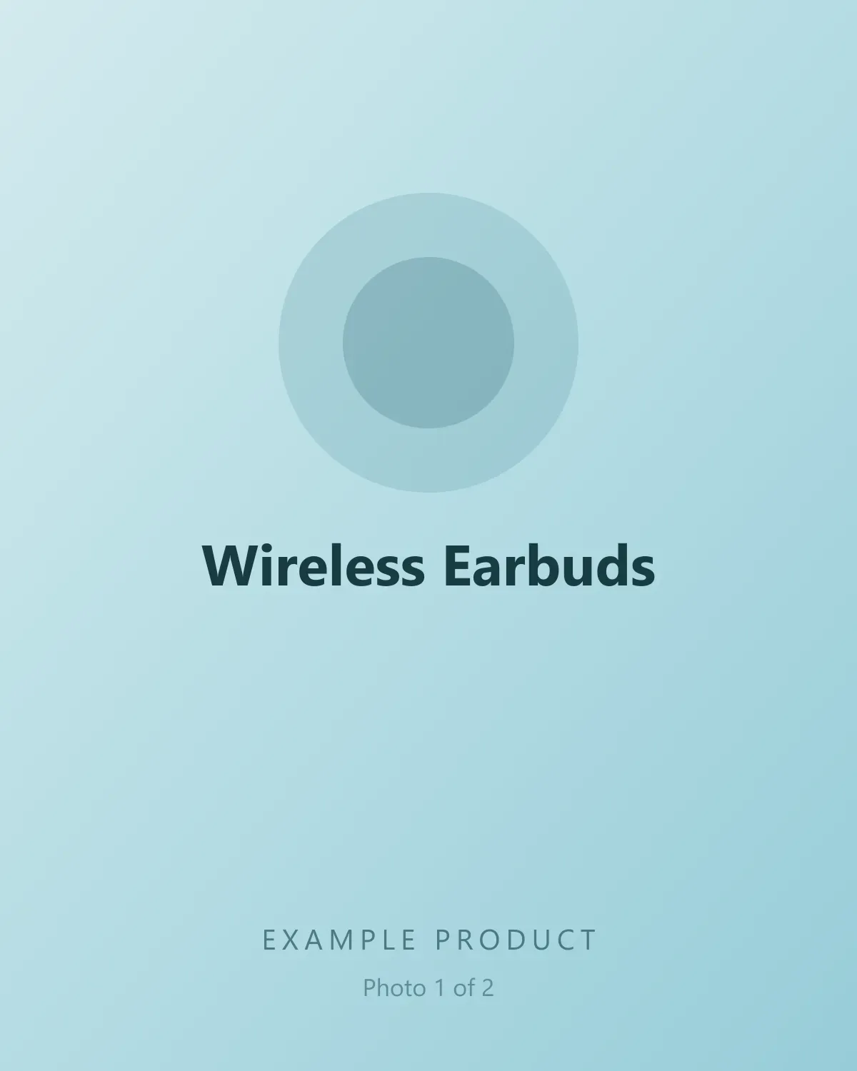 Example Wireless Earbuds, photo 1 of 2