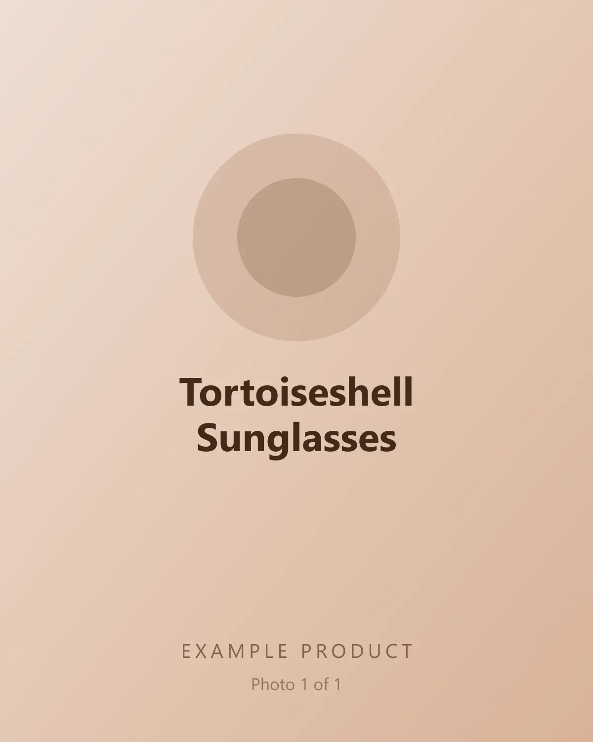 Example Tortoiseshell Sunglasses