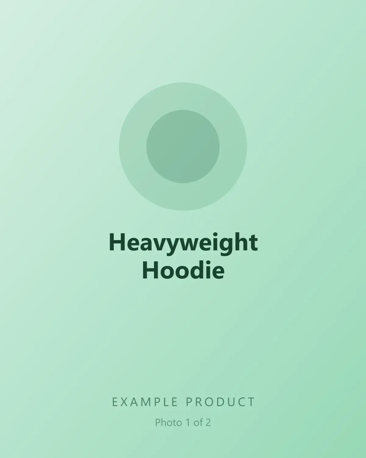 Example Heavyweight Hoodie, photo 1 of 2