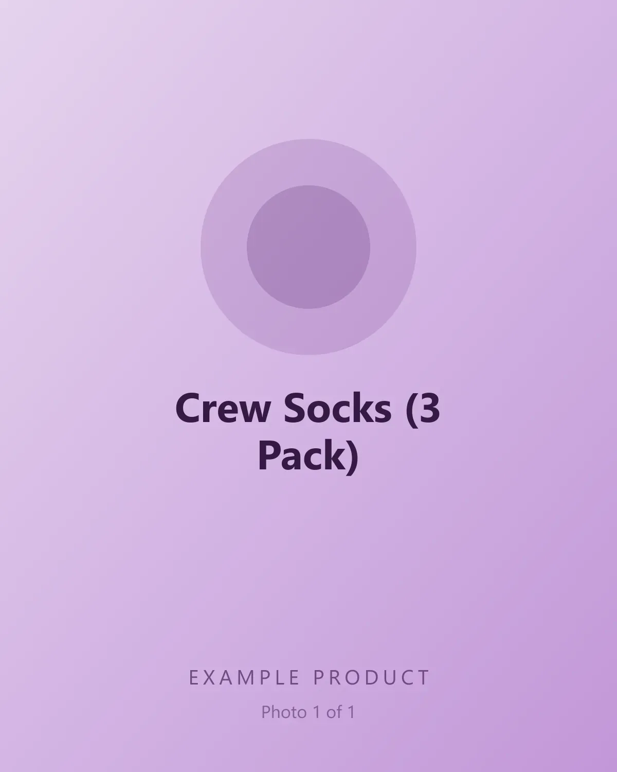 Example Crew Socks (3 Pack)