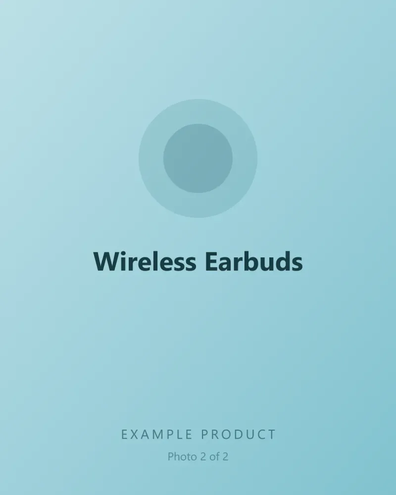 Example Wireless Earbuds, photo 2 of 2