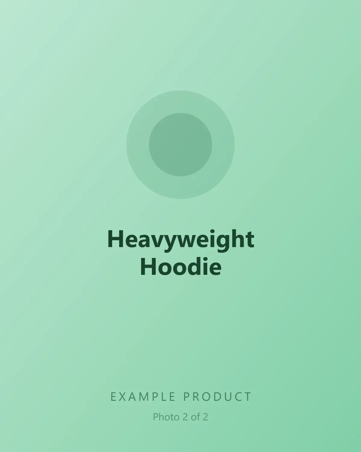 Example Heavyweight Hoodie, photo 2 of 2